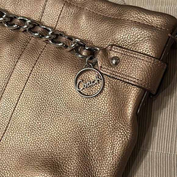 Crossbody Genuine Leather Coach Purse - Picture 2 of 8